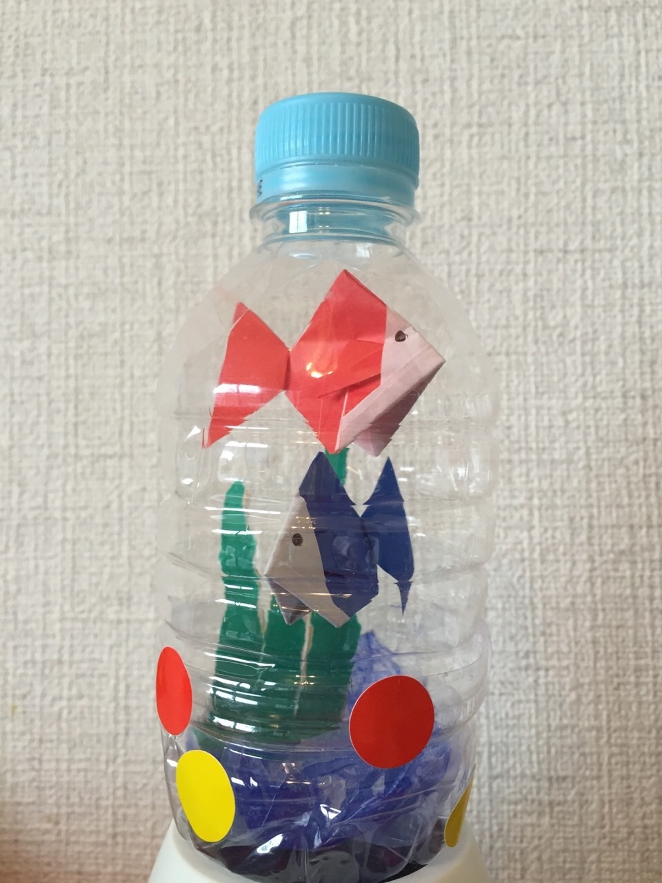 大阪 岸和田カンカン わくわく工作 ペットボトルアクアリウム 子育てシェア